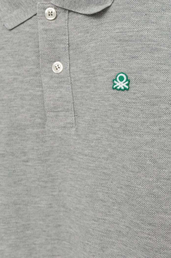 CHLAPEC Dětské bavlněné tričko s dlouhým rukávem United Colors of Benetton 3089C300K.G.NOS šedá