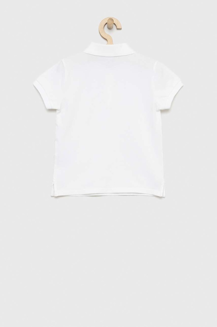 Dětské polo tričko United Colors of Benetton 3WG9C300O.G.NOS bílá AA00