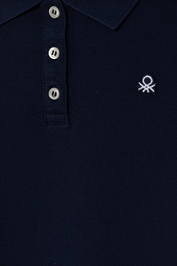 Chłopiec United Colors of Benetton polo dziecięce 3WG9C300O.G.NOS granatowy