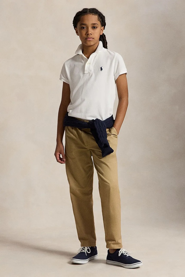 Polo Ralph Lauren polo dziecięce bawełniane biały 323603252004