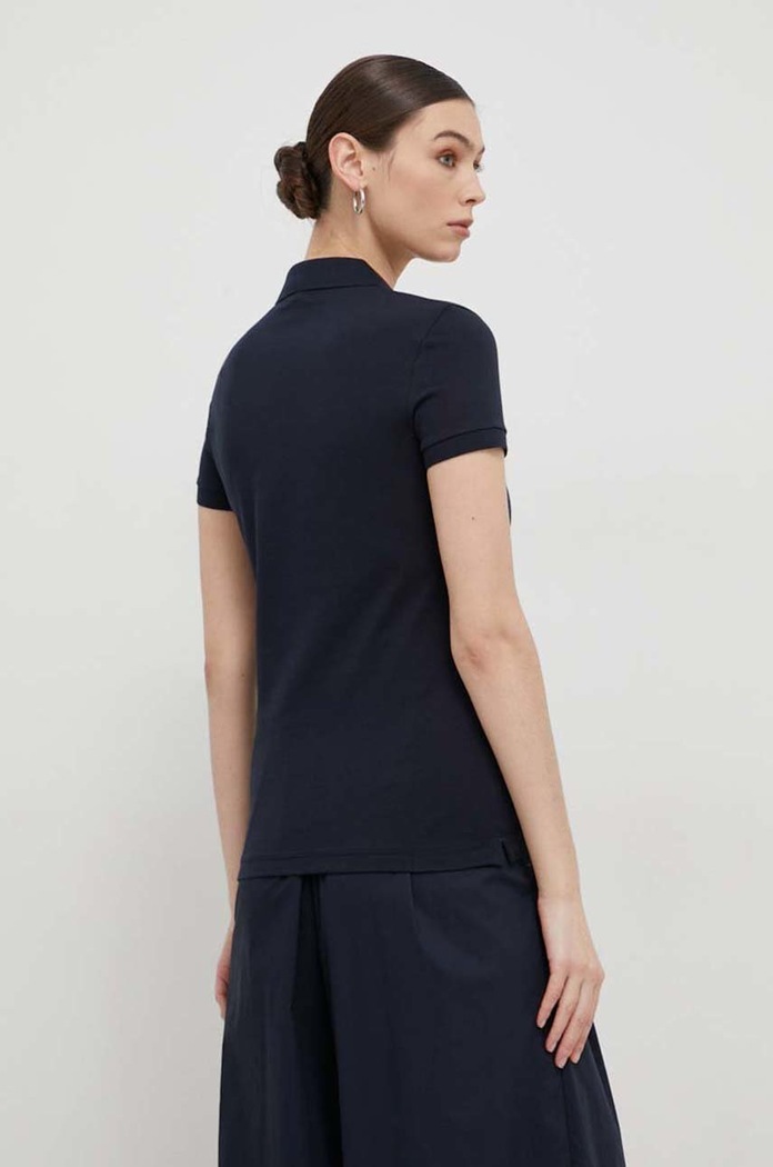 Дрехи Памучна тениска с яка Armani Exchange 8NYF73.YJ17Z.NOS тъмносин