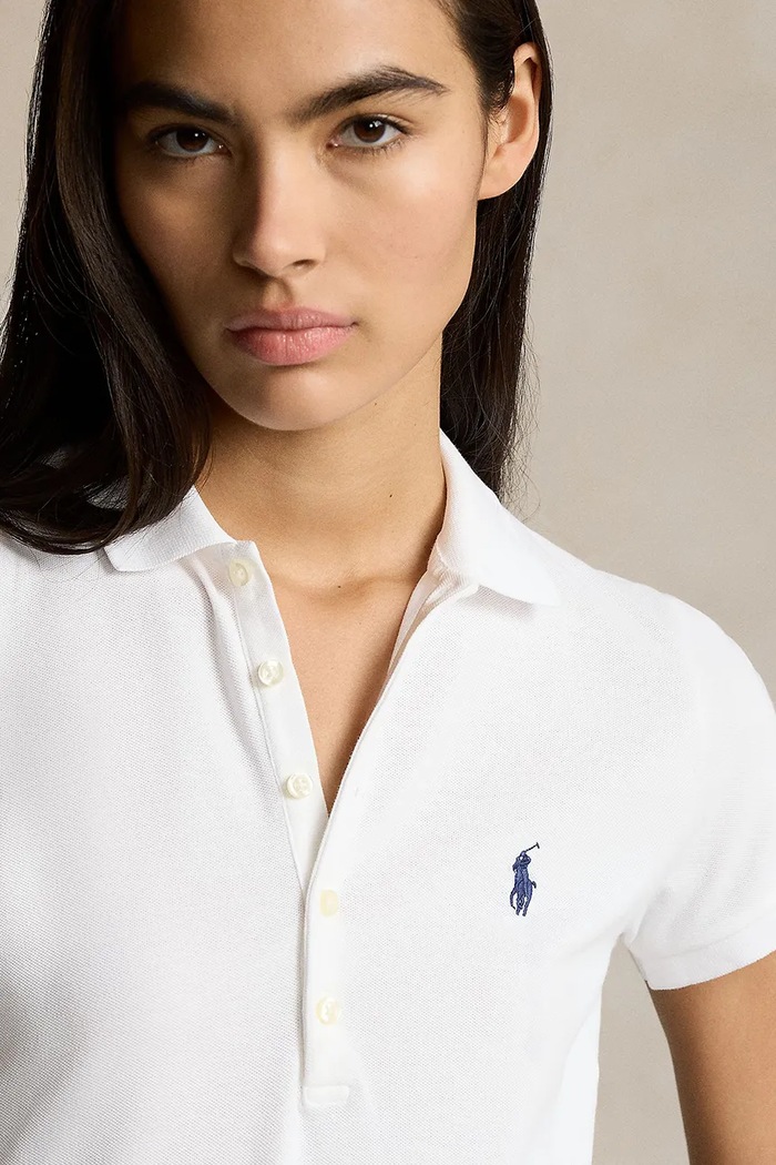 Polo Ralph Lauren polo tričko dámske béžová 211B18200