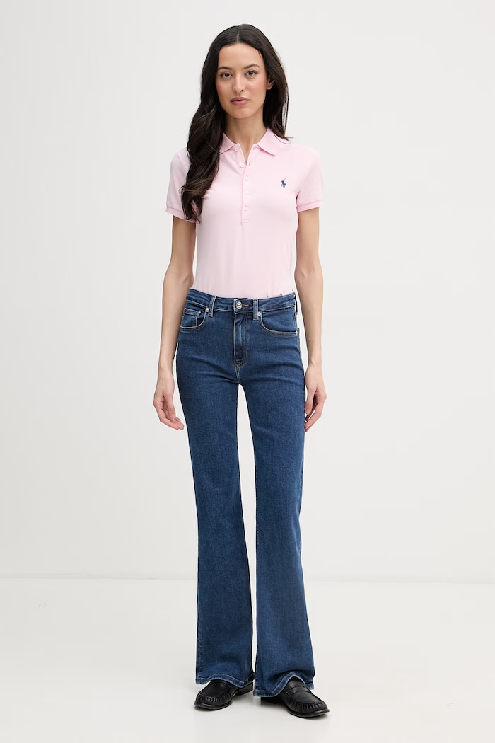 Polo Ralph Lauren Πόλο γυναικείο 211B18200 ροζ AA00
