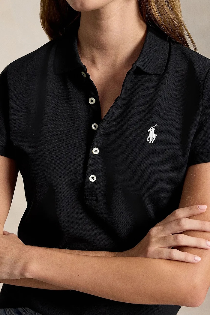 Polo Ralph Lauren polo za žene crna 211B18200
