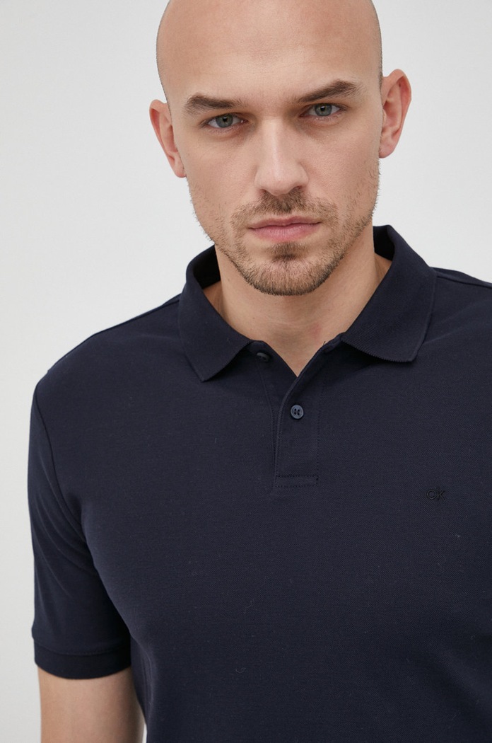 Polo K10K102964 Calvin Klein K10K102964 granatowy