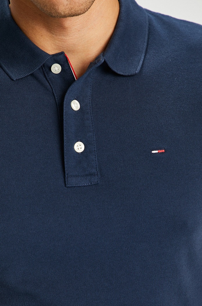 Tommy Jeans - Polo tričko námořnická modř DM0DM04266