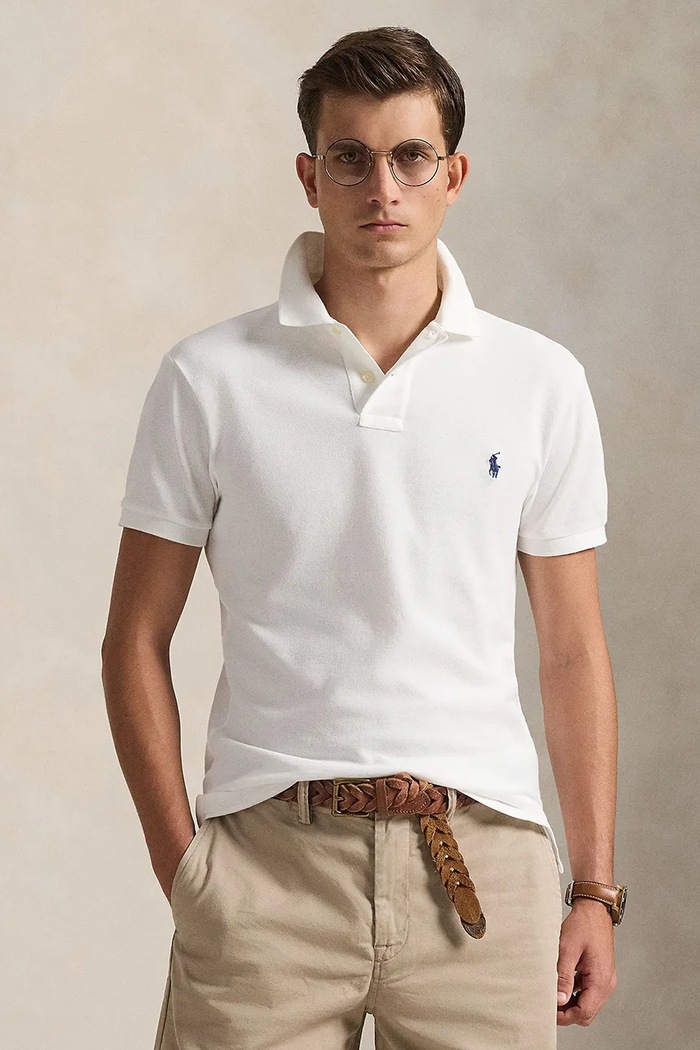 Polo Ralph Lauren polo semplice bianco 710548797001