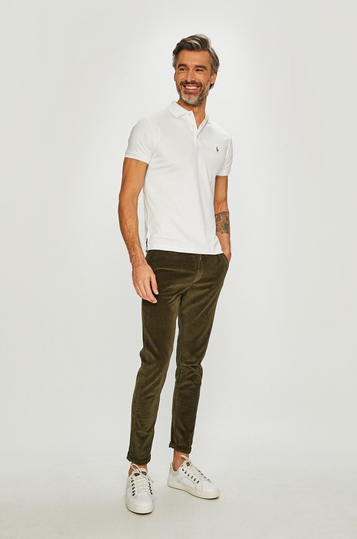 Polo tričko Polo Ralph Lauren 710685514001 bílá AA00