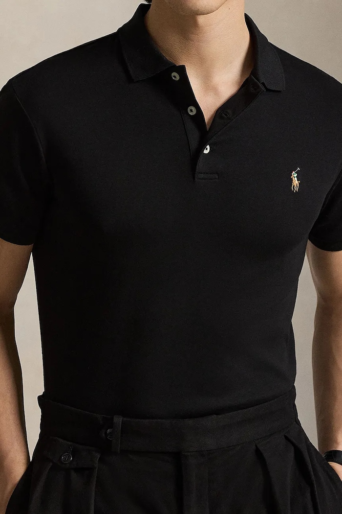 Polo Ralph Lauren - T-shirt/polo 710685514002 czarny 710685514002