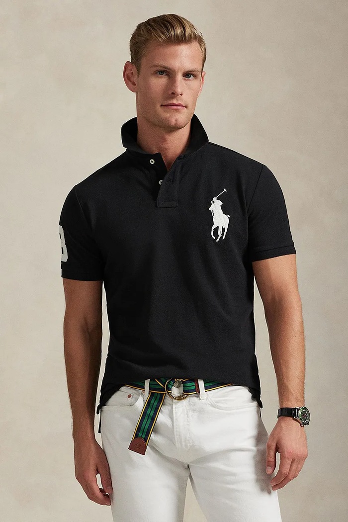 Polo Ralph Lauren tricou bumbac negru 710688969001