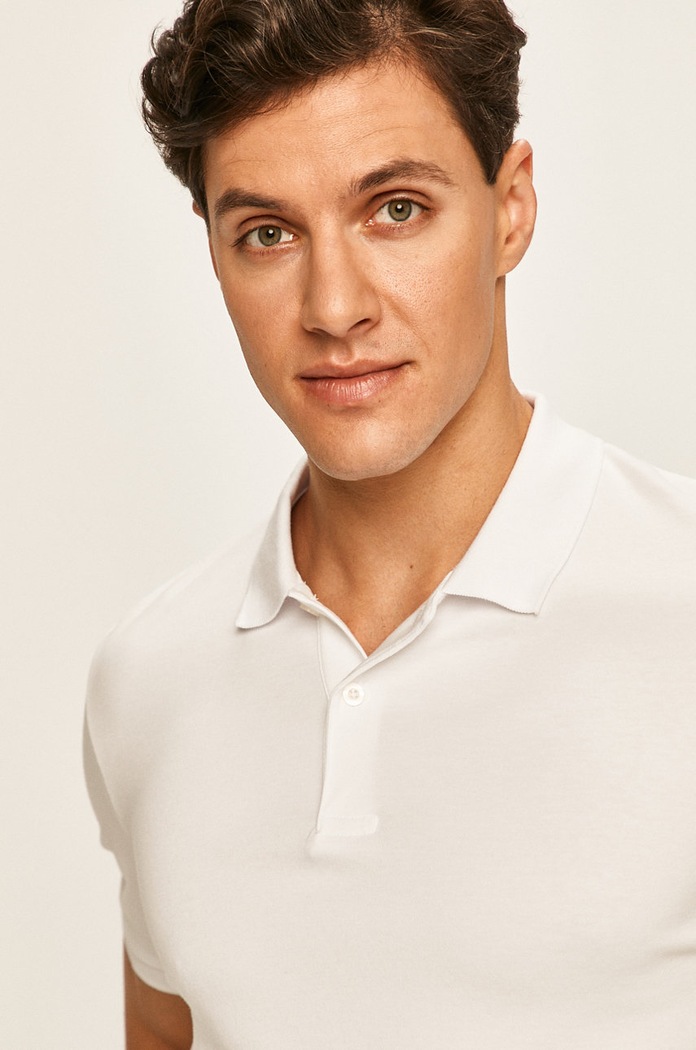 Selected Homme - Polo tričko bílá 16072841