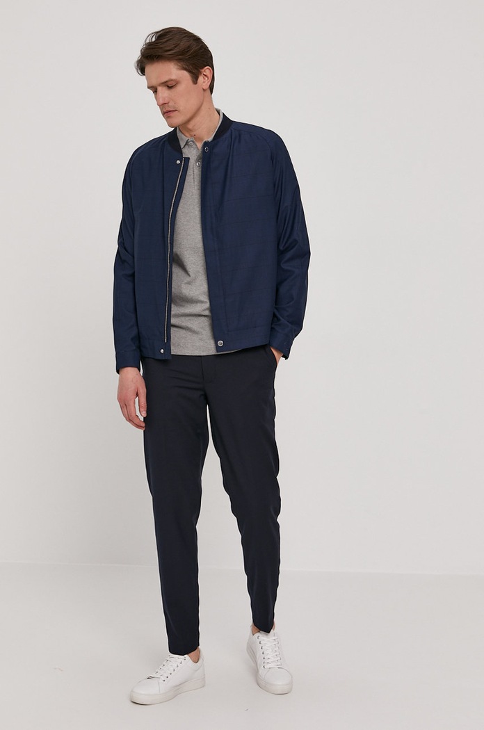 Selected Homme - Polo tričko 16072841 šedá AA00