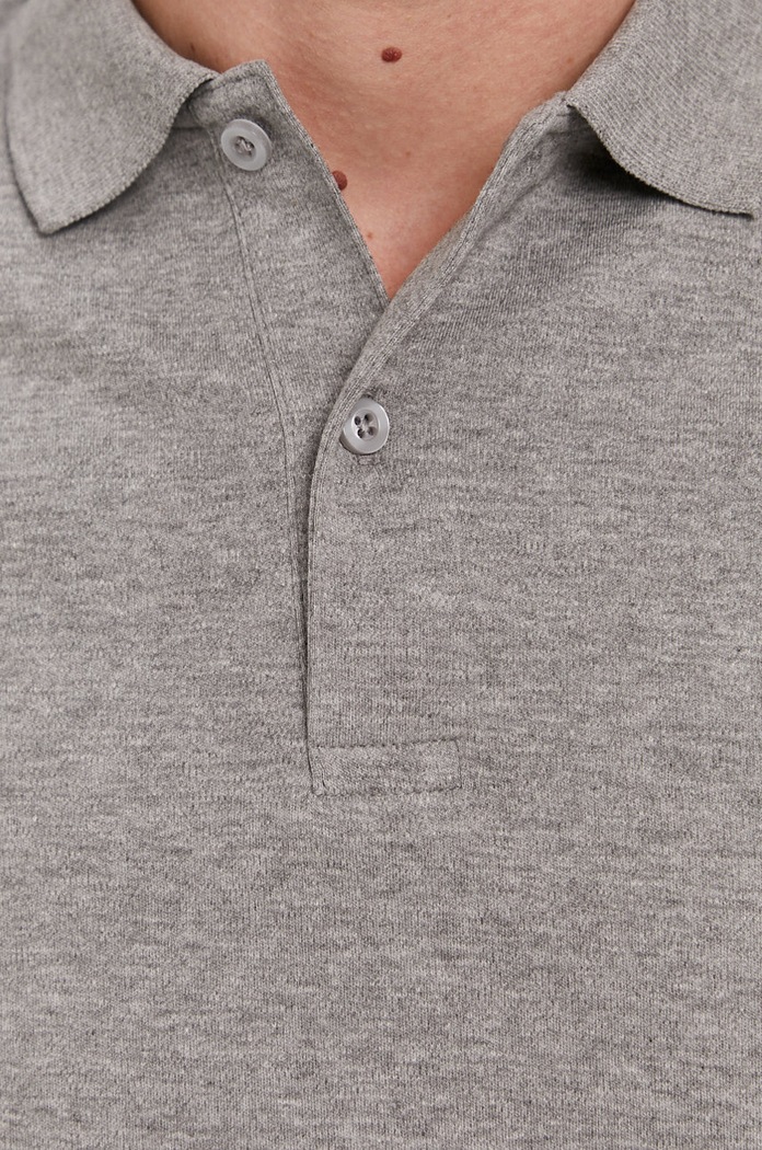 Selected Homme - Polo tričko 16072841 šedá