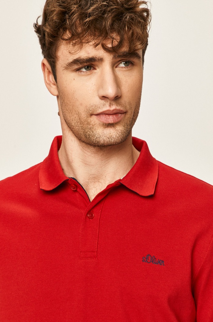 s. Oliver - Polo tričko červená 03.899.35.5268