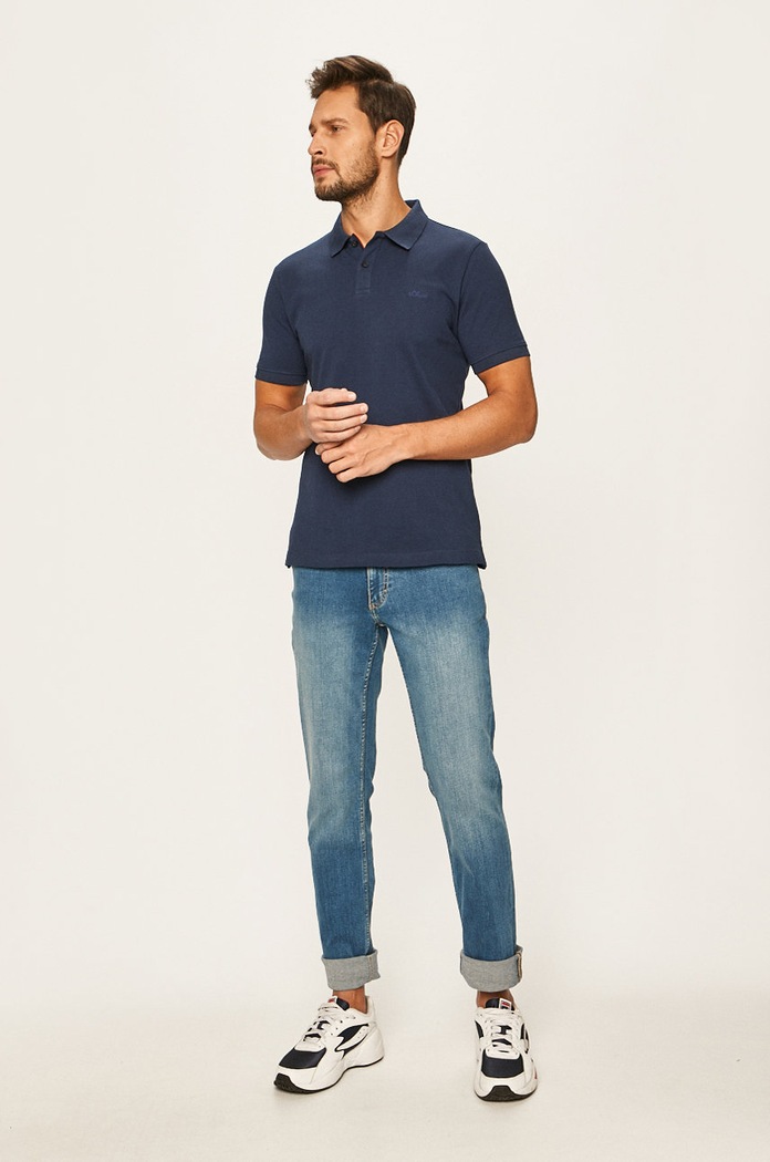 s. Oliver - Polo 03.899.35.5268 granatowy AA00