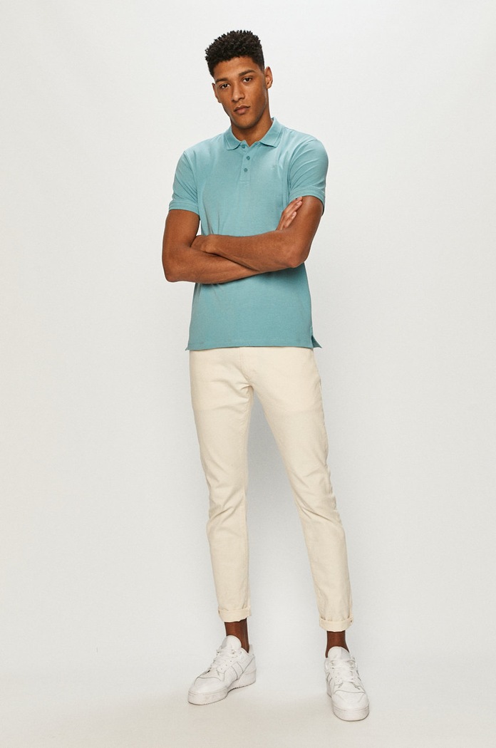 Premium by Jack&Jones Polo 12184709 niebieski AA00