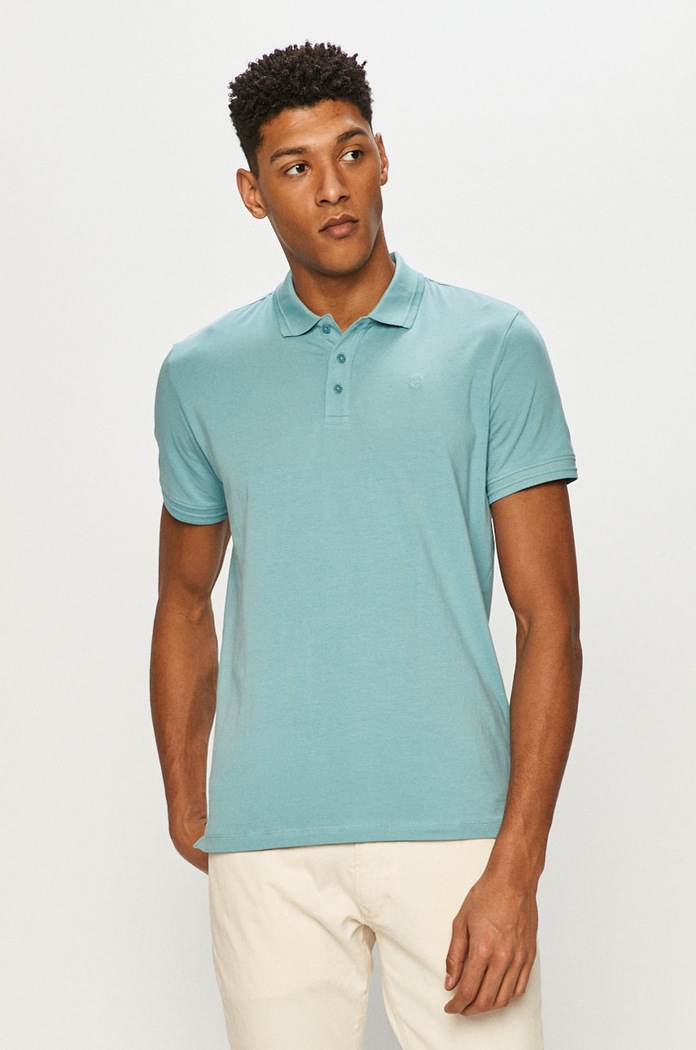 Polo Premium by Jack&Jones 12184709 niebieski
