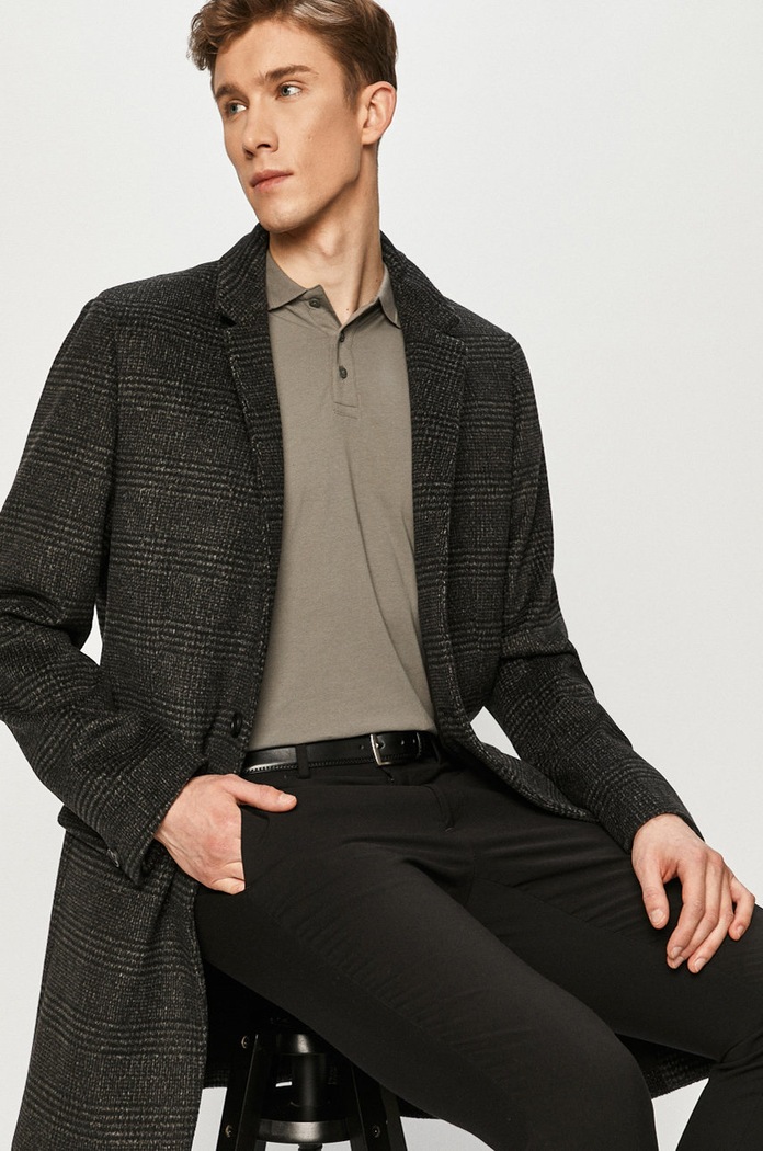 Premium by Jack&Jones - Polo tričko sivá 12184709.