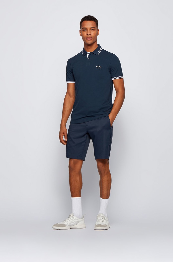 Polo tričko Boss 50412675.NOS námořnická modř AA00