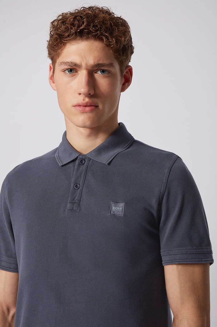 Polo tričko Boss tmavomodrá 50378365.NOS