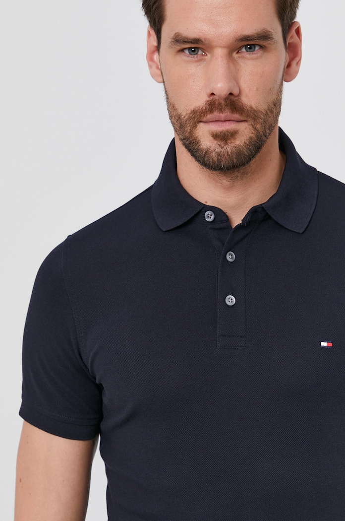 Polo tričko Tommy Hilfiger tmavomodrá MW0MW17771.NOS