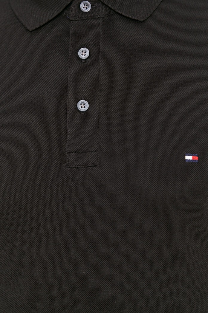 Polo tričko Tommy Hilfiger MW0MW17771.NOS černá