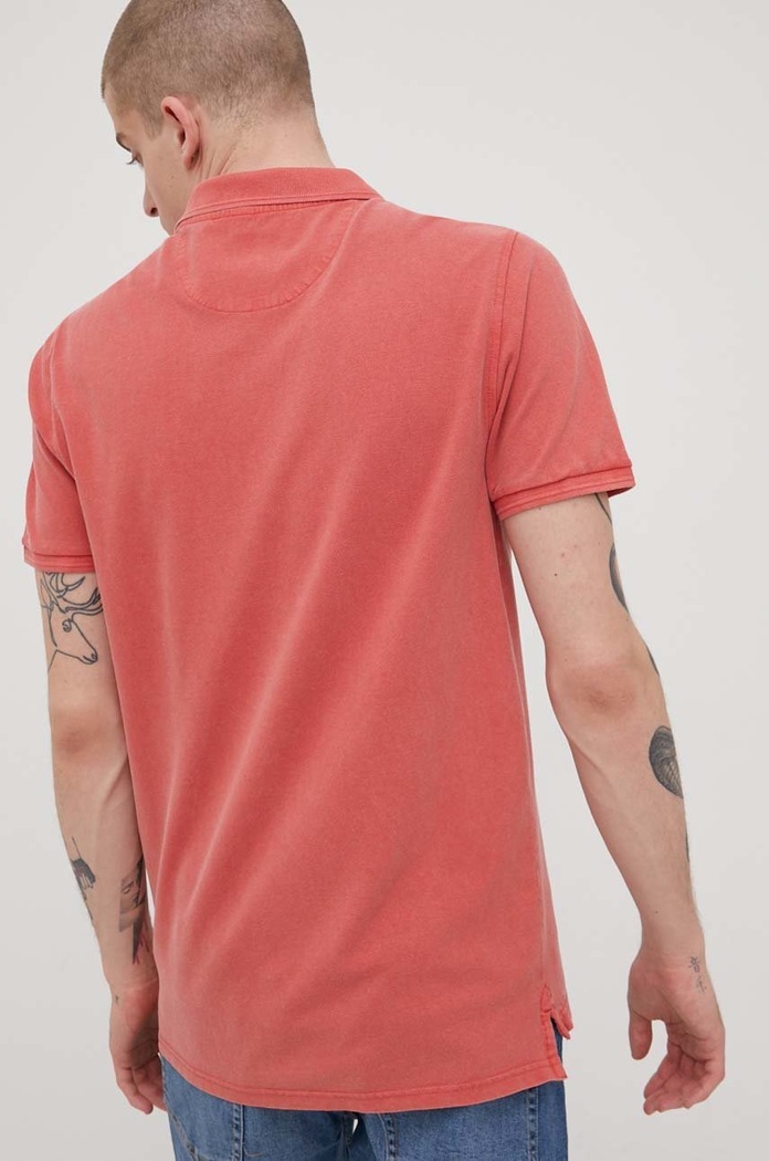 Îmbrăcăminte Only & Sons Polo de bumbac 22021769.RococcoRed rosu