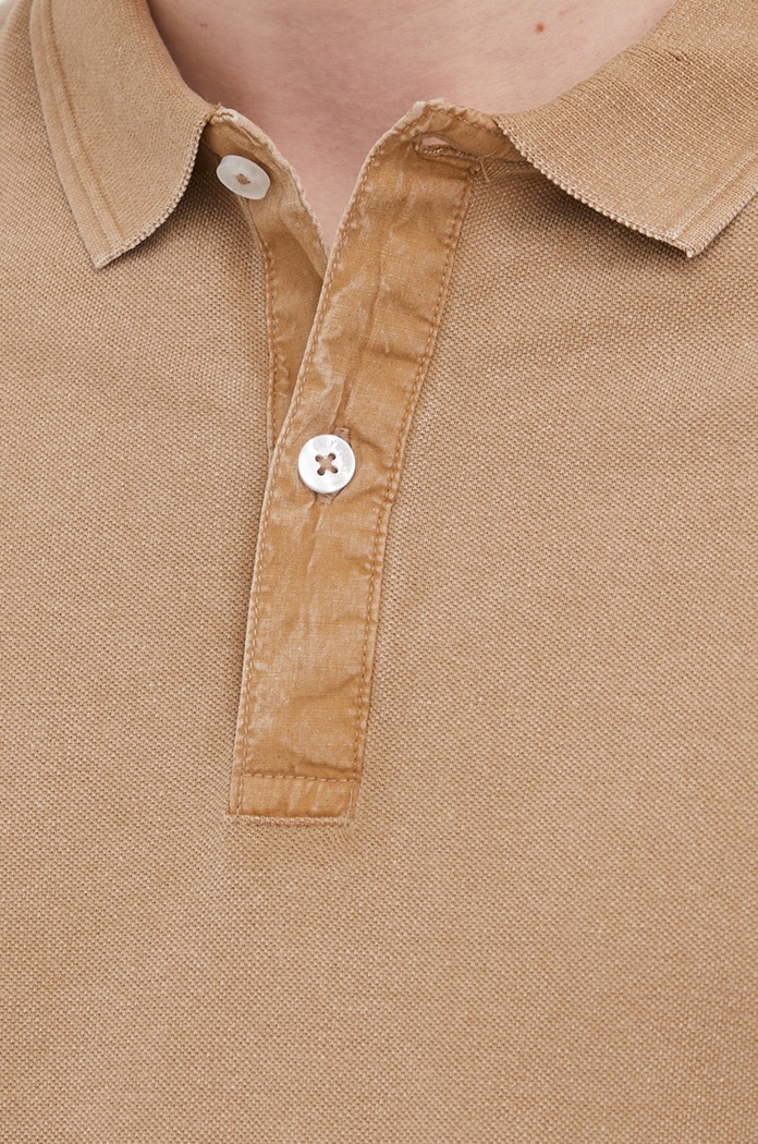 Only & Sons polo bawełniane 22021769.Chinchilla beżowy