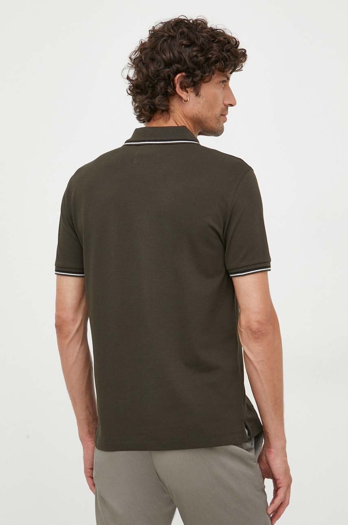 Odzież Emporio Armani polo 8N1FB3.1JPTZ.NOS zielony