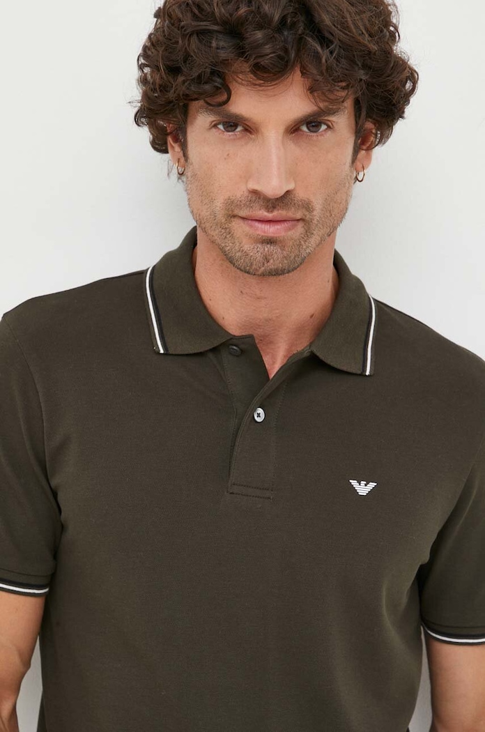 Emporio Armani polo zielony 8N1FB3.1JPTZ.NOS