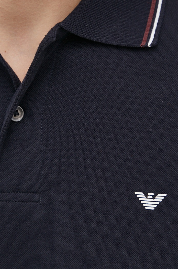 Polo tričko Emporio Armani 8N1FB3.1JPTZ.NOS tmavomodrá