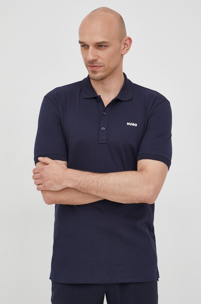Polo 50470547.NOS HUGO 50470547.NOS granatowy