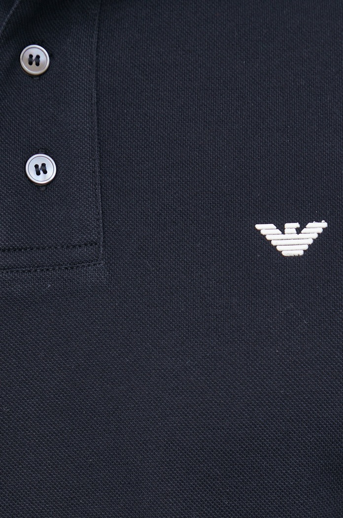 Emporio Armani longsleeve bawełniany 8N1FQ0.1JTKZ.NOS granatowy