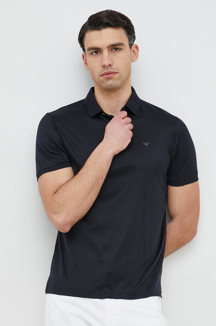 Emporio Armani polo regular granatowy 8N1F96.1JUVZ.NOS
