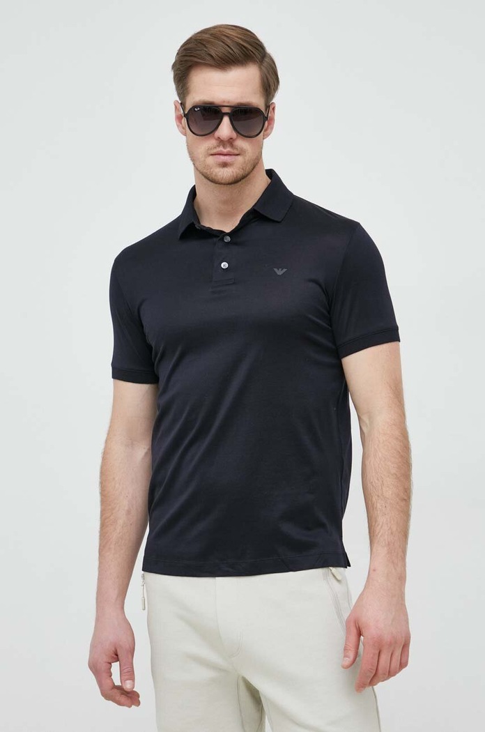 Polo Emporio Armani 8N1F98.1JUVZ.NOS granatowy