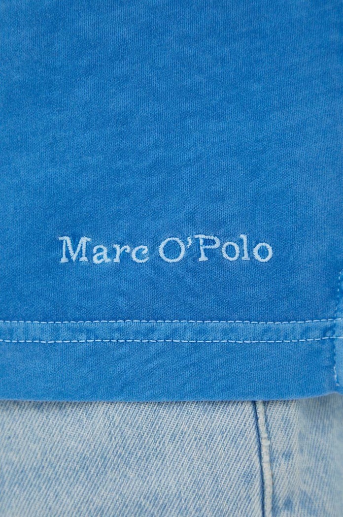 Bombažen polo Marc O'Polo M24221053056 modra