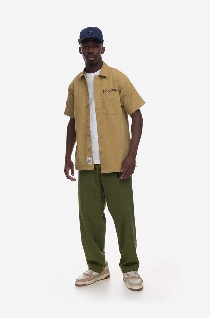 Aries cotton polo shirt cotton green AR40114
