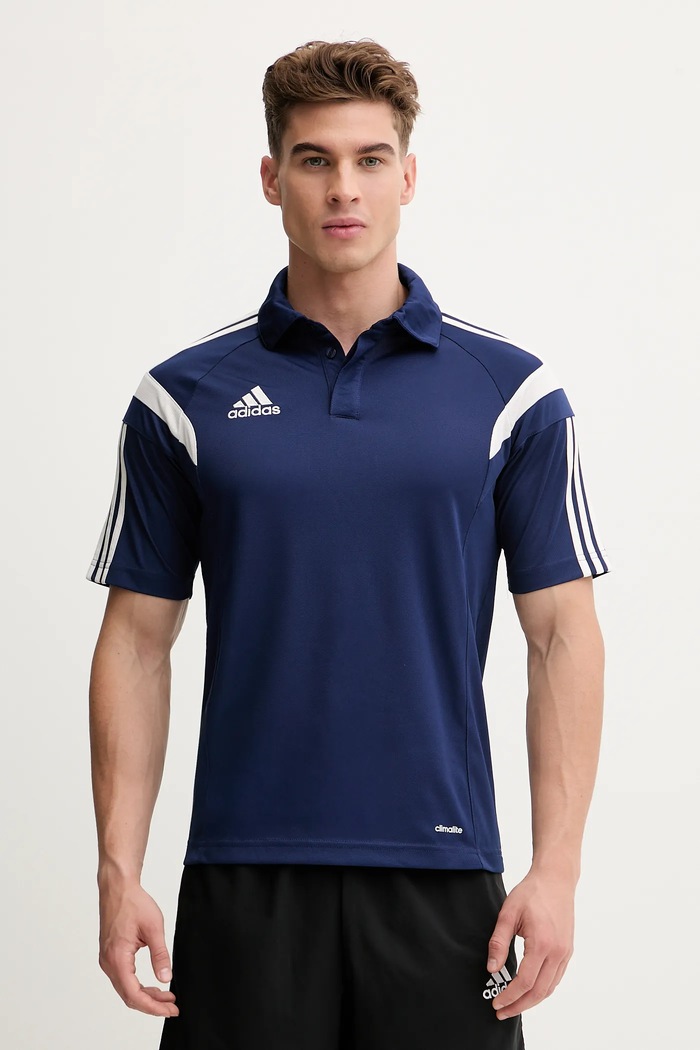 Polo tričko adidas regular tmavomodrá F76954