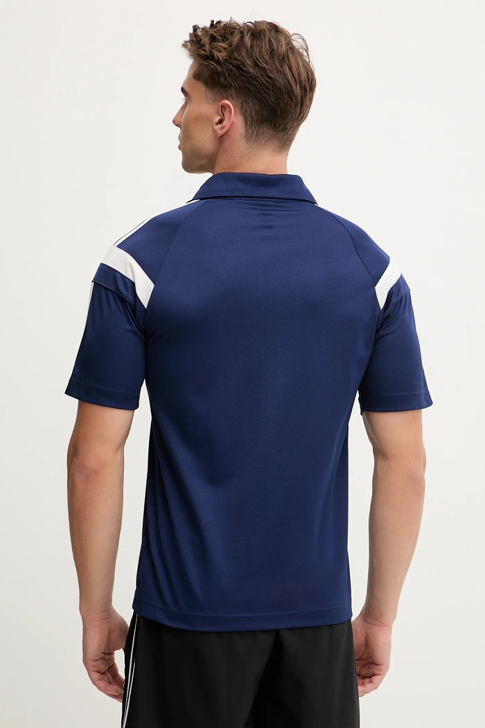 Oblečenie Polo tričko adidas F76954 tmavomodrá