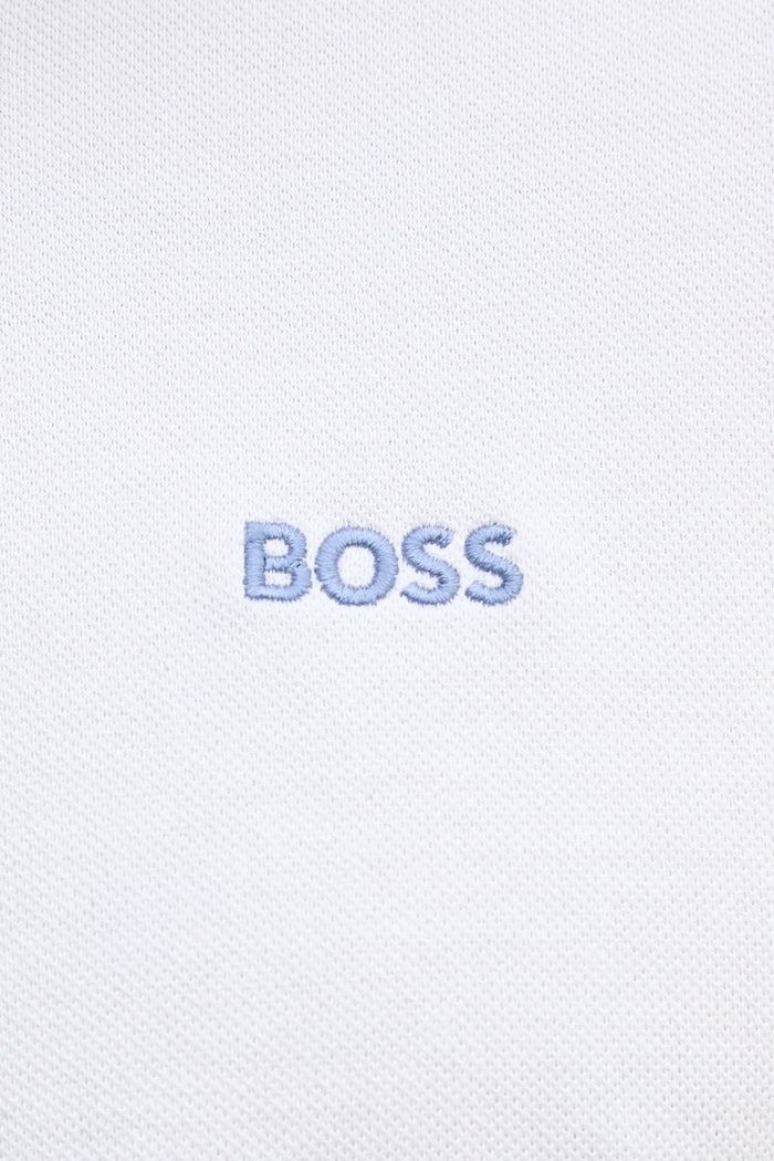 BOSS Green polo tričko pánske bavlnené Paddy 50469055 biela