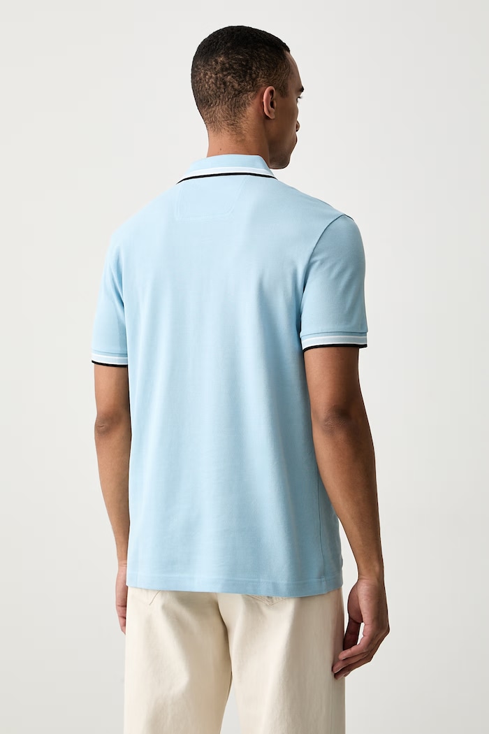 Îmbrăcăminte BOSS Green polo bărbați din bumbac Paddy 50469055 albastru