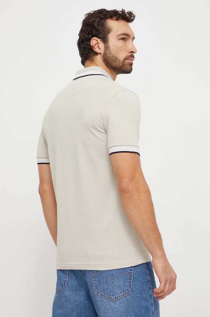 BOSS Green polo męskie bawełniane Paddy 50469055 beżowy AA00