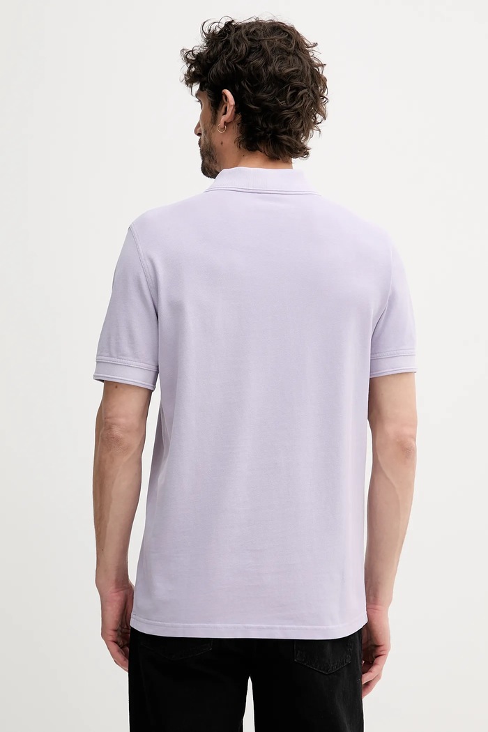 BOSS Orange Polo bărbați din bumbac Prime 50507813 violet AA00