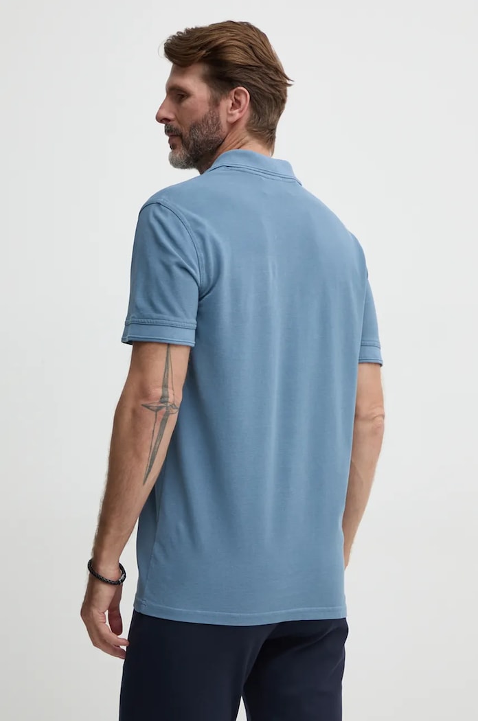 Îmbrăcăminte BOSS Orange polo bărbătesc din bumbac Prime 50507813 albastru