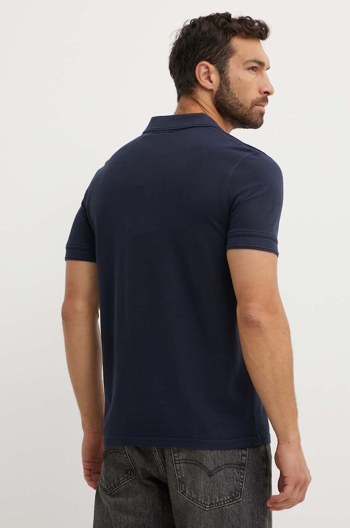 BOSS Orange polo tričko pánske bavlnené Prime 50507813 tmavomodrá AA00