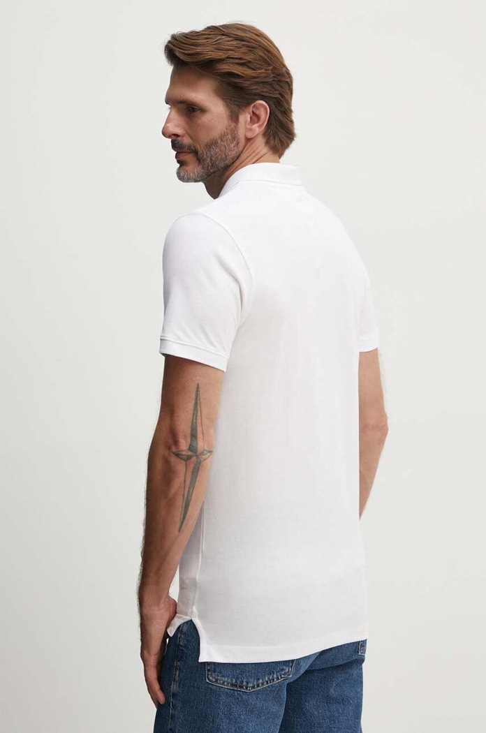 Oblečenie Bavlnené polo tričko Tommy Jeans DM0DM15370 biela