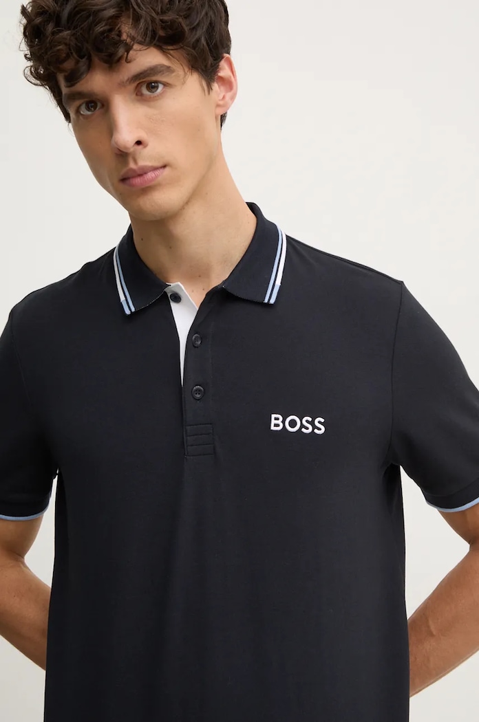 BOSS Green πόλο ανδρικό Paddy Pro σκούρο μπλε 50469102