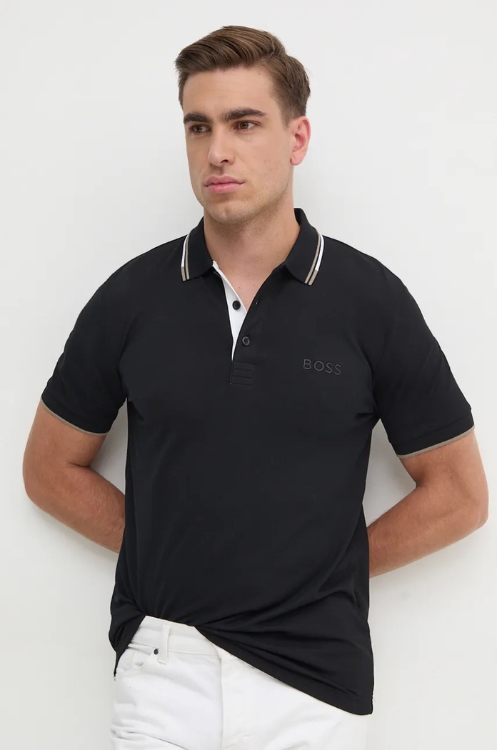 BOSS Green polo męskie Paddy Pro czarny 50469102