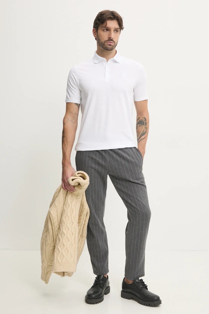Karl Lagerfeld tricou polo 500221.745750 alb AA00