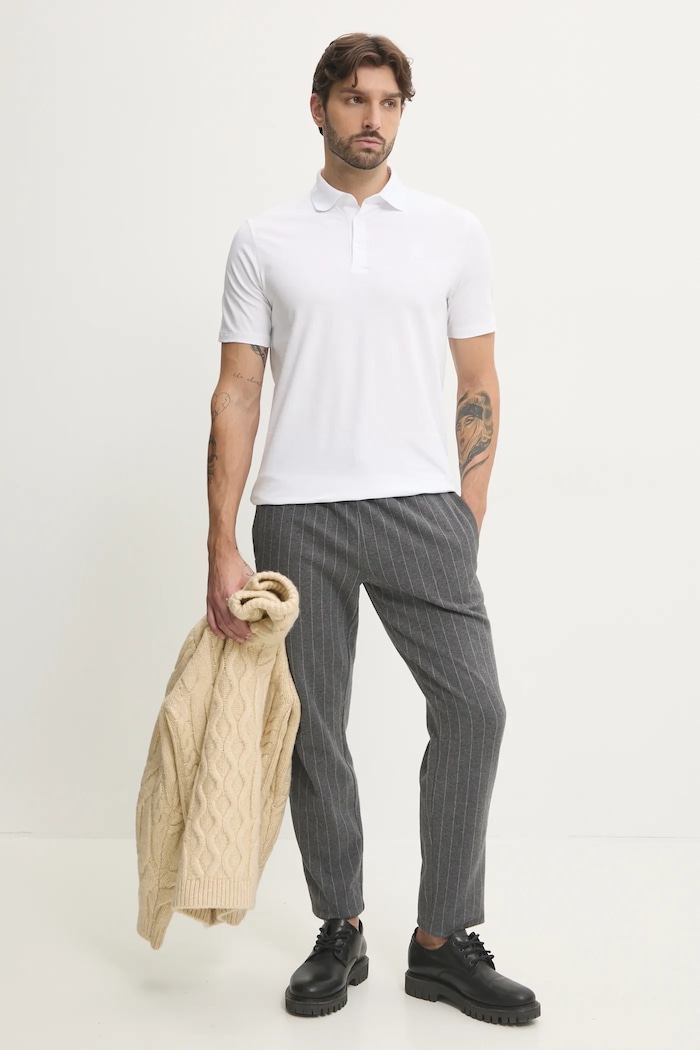 Karl Lagerfeld tricou polo 500221.745750 alb AA00